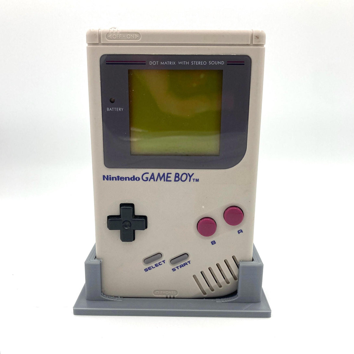 Game Boy Stand Custom Nintendo Game Boy DMG Display Stand Perfect for Retro Gaming Collectors Unique Console Holder Gaming Accessory Decor