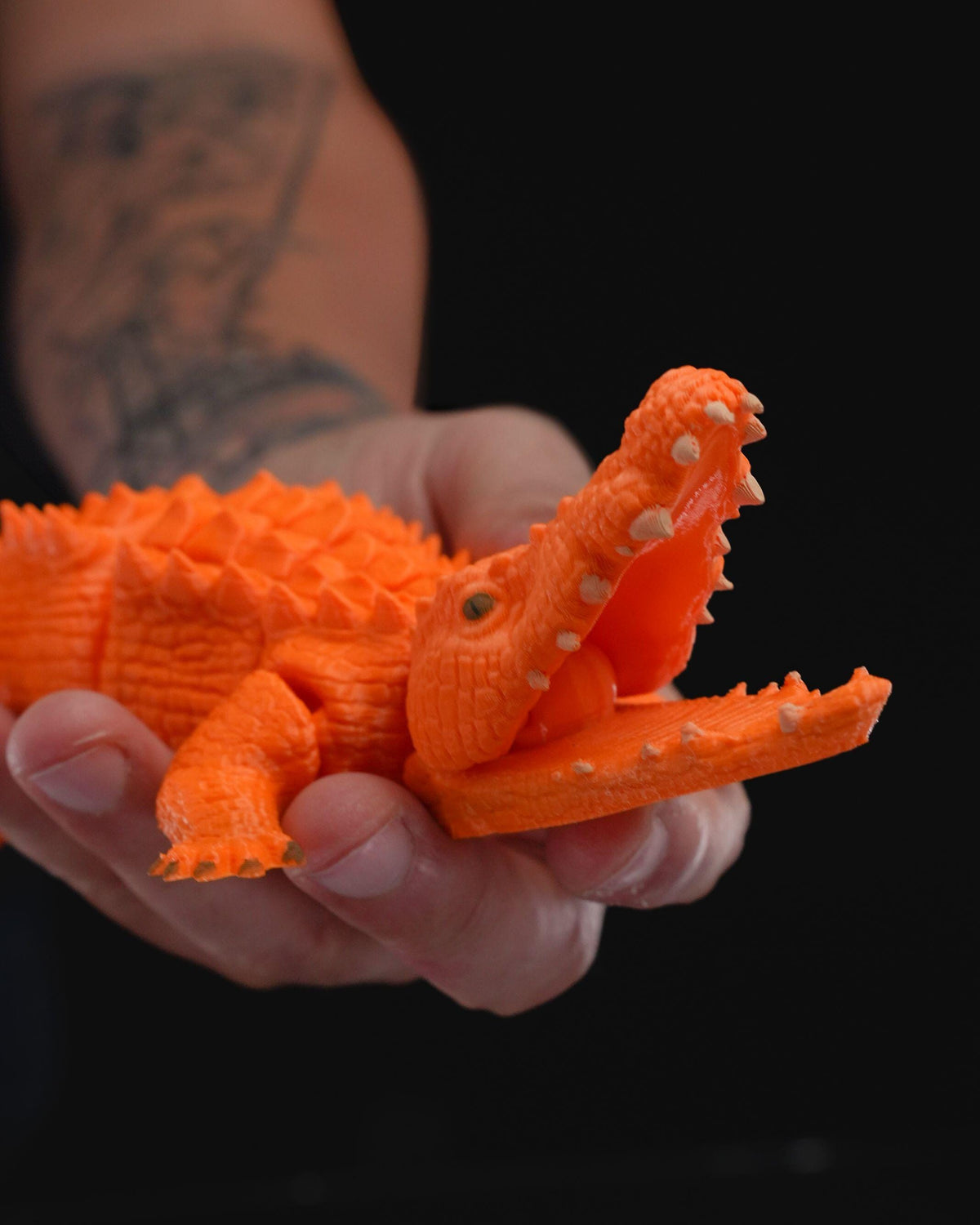 Crocodile Articulated Toy Fun Flexible Animal Figure Unique Reptile Collectible Perfect Gift for Kids and Reptile Lovers Interactive Decor