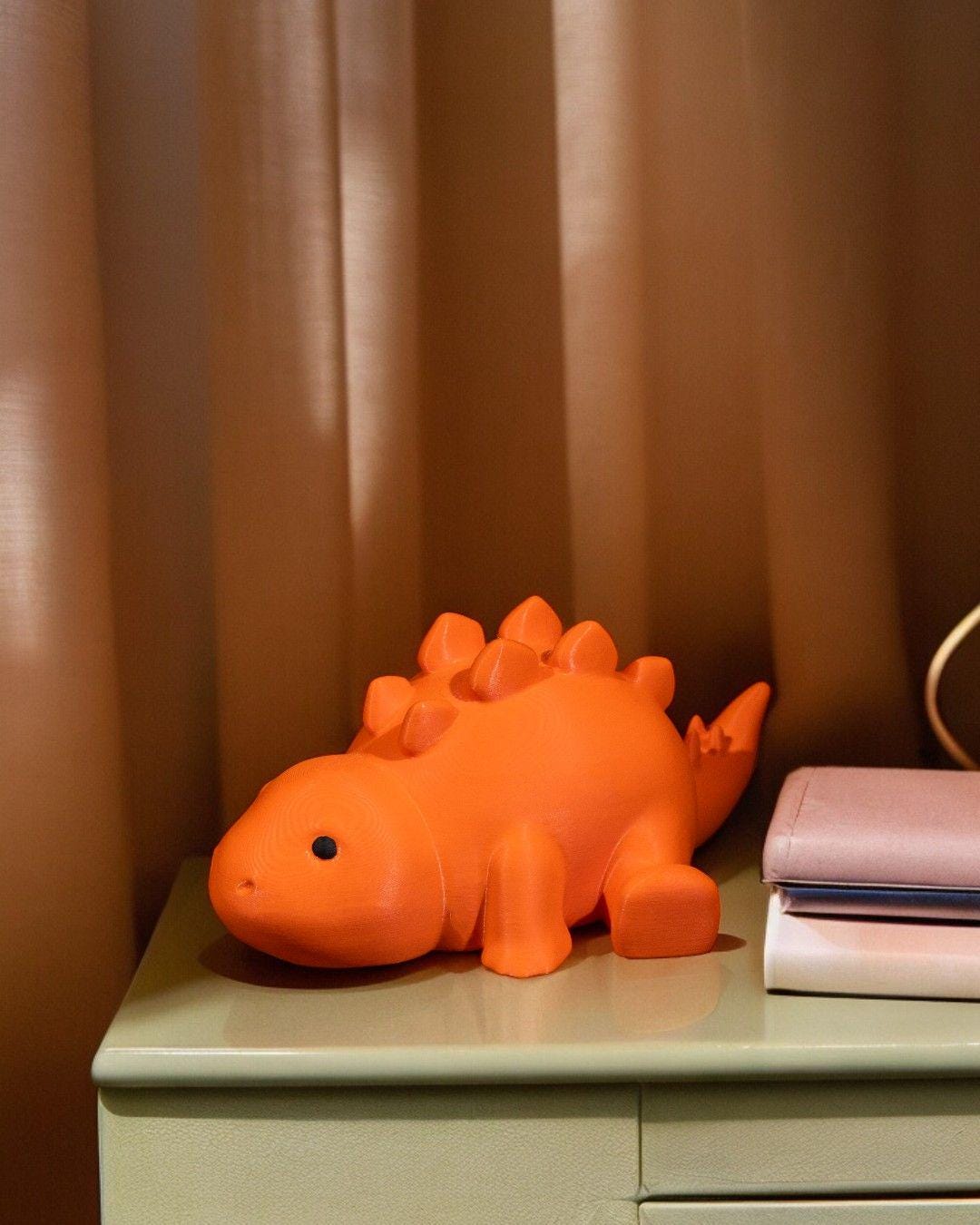 Baby Stegosaurus Figurine Dinosaur Toy Cute Dino Collectible Perfect Gift for Kids and Dinosaur Lovers Nursery Decor Prehistoric Toy