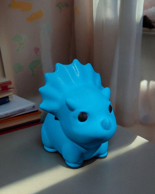 Baby Triceratops Figurine Dinosaur Decor Cute Dino Collectible Perfect Gift for Kids and Dinosaur Lovers Nursery Decor Fantasy Dino Toy