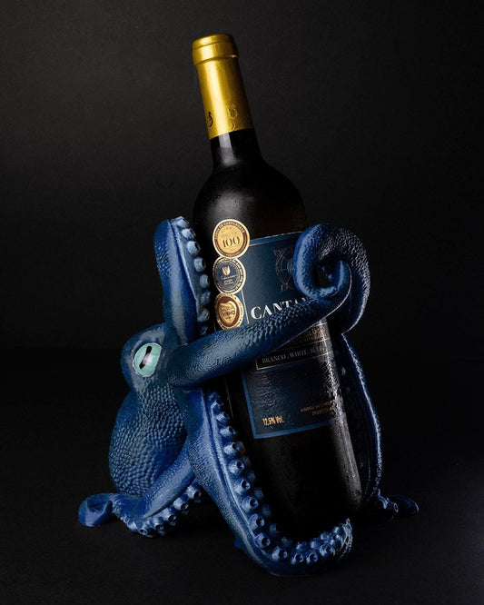 Octopus Wine Holder Nautical Decor Unique Wine Bottle Stand Perfect Gift for Wine Lovers Ocean-Themed Home Decor Sea Life Wine Rack