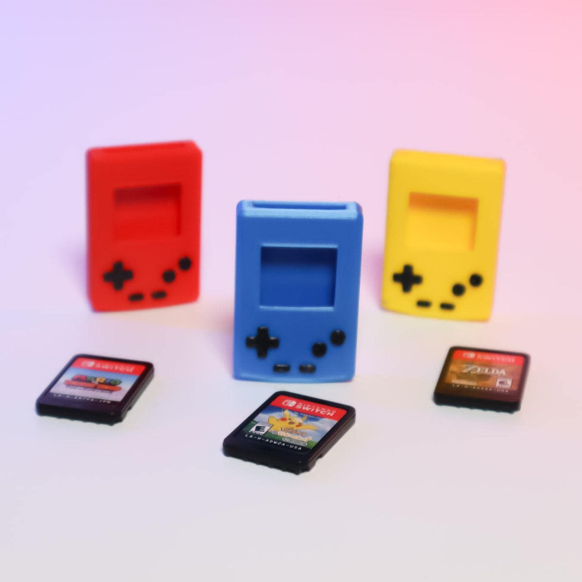 Mini Gameboy Case for Switch Game Cartridge Retro Game Storage Fun Gaming Accessory Perfect Gift for Gamers Unique Switch Cartridge Holder