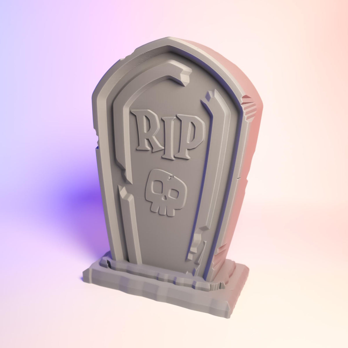 Tombstone Headphone Holder Spooky Desk Accessory Unique Halloween Decor