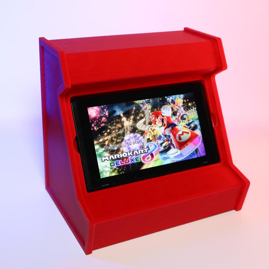 Nintendo Switch Arcade Stand Retro Gaming Accessory Portable Console Holder Perfect Gift for Gamers Unique Switch Display Stand Arcade Style