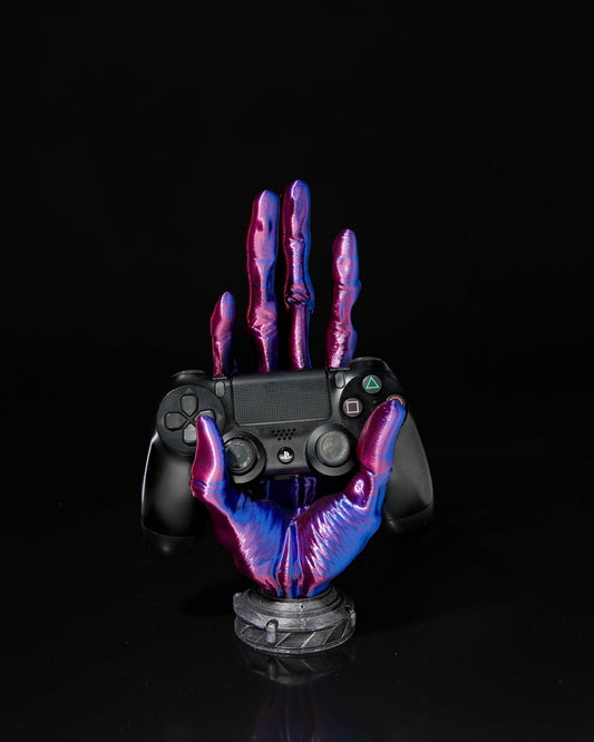 Alien Hand Controller Holder Unique Gaming Accessory Sci-Fi Decor Perfect for Gamers Alien-Themed Game Controller Stand Gaming Desk Decor