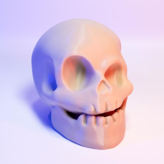 Cartoon Skull Decoration Fun Halloween Decor Unique Skull Figurine Perfect for Spooky Home Decor Quirky Gift for Horror Fans Skeleton Decor
