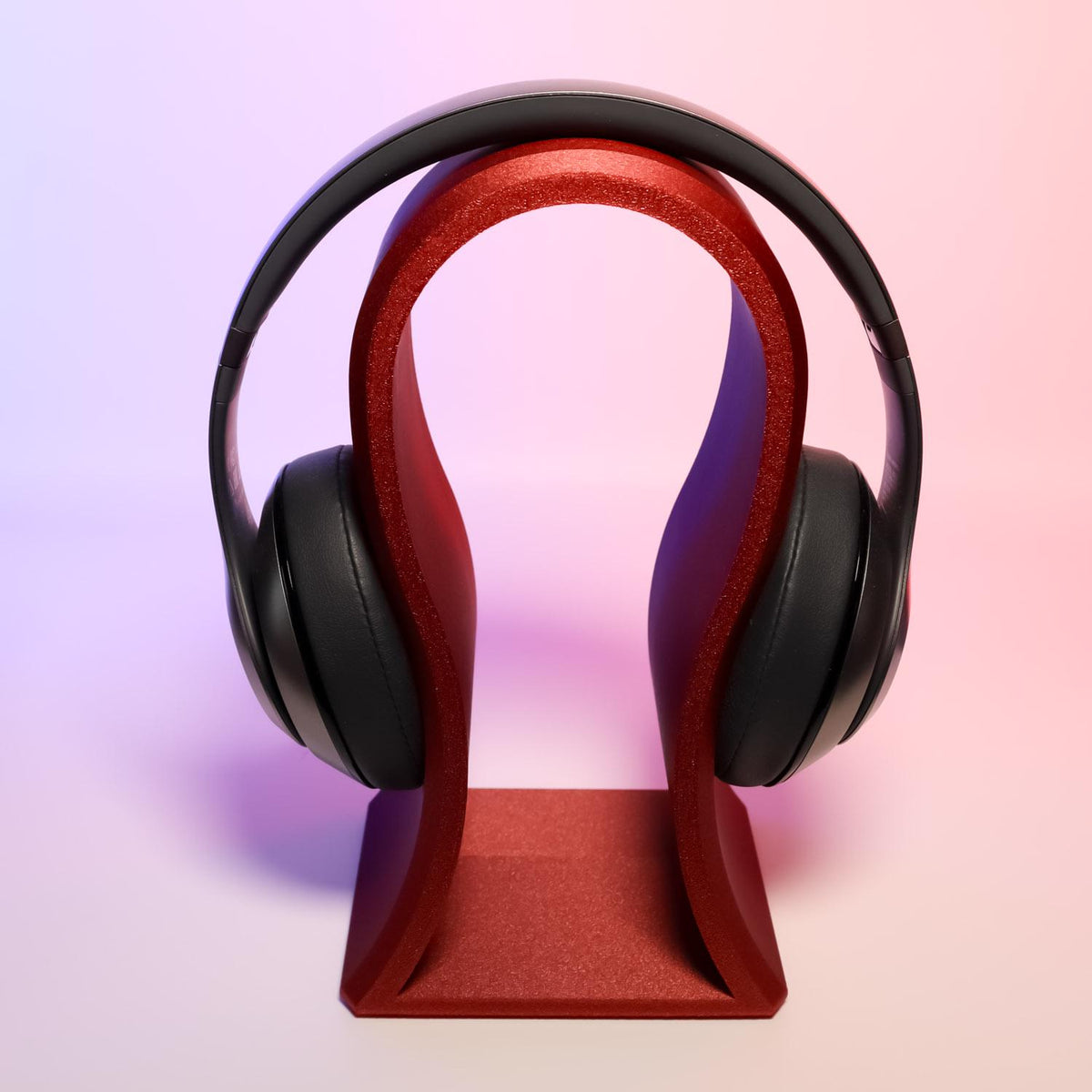 Sculptural Headphone Stand Unique Headset Holder Artistic Desk Decor Modern Headphone Display Perfect Gift for Gamers and Music Lovers