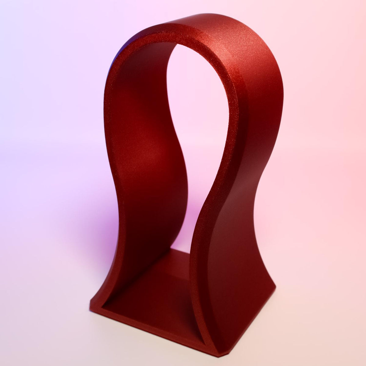 Sculptural Headphone Stand Unique Headset Holder Artistic Desk Decor Modern Headphone Display Perfect Gift for Gamers and Music Lovers