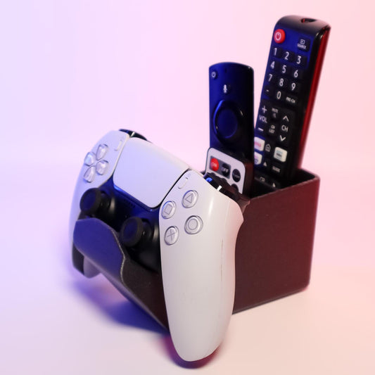 Controller Stand Remote Organizer Compact Storage Gaming Accessory Perfect for Desk or Tabletop Space-Saving Controller and Remote Holder