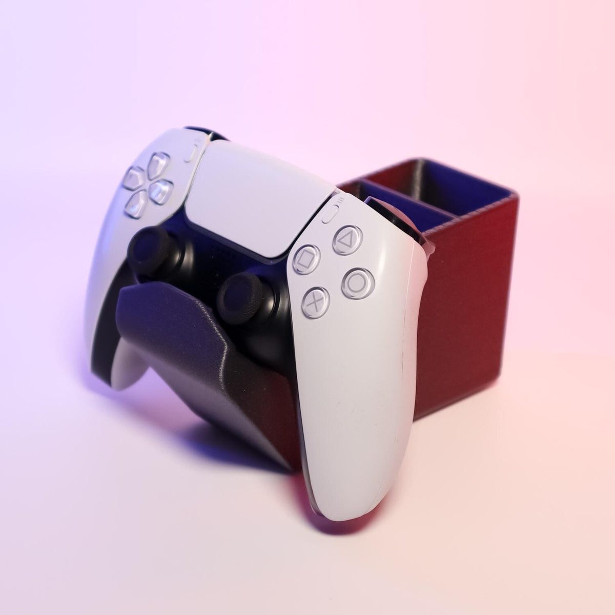 Controller Stand Remote Organizer Compact Storage Gaming Accessory Perfect for Desk or Tabletop Space-Saving Controller and Remote Holder