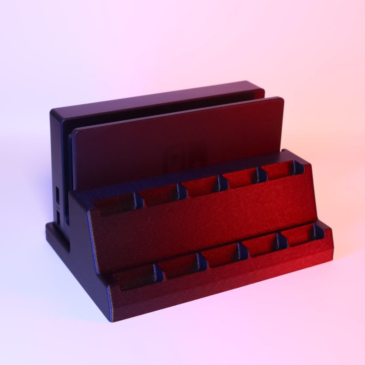 Mini Gameboy Display Dock Case for Switch Game Cartridge Holds 10 Games Retro Gaming Accessory Compact Game Organizer Perfect for Gamers