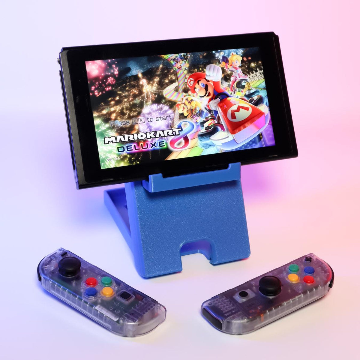 Foldable Nintendo Switch Stand Portable Gaming Stand Adjustable Compact Holder Perfect for Travel and Home Sturdy Switch Accessory