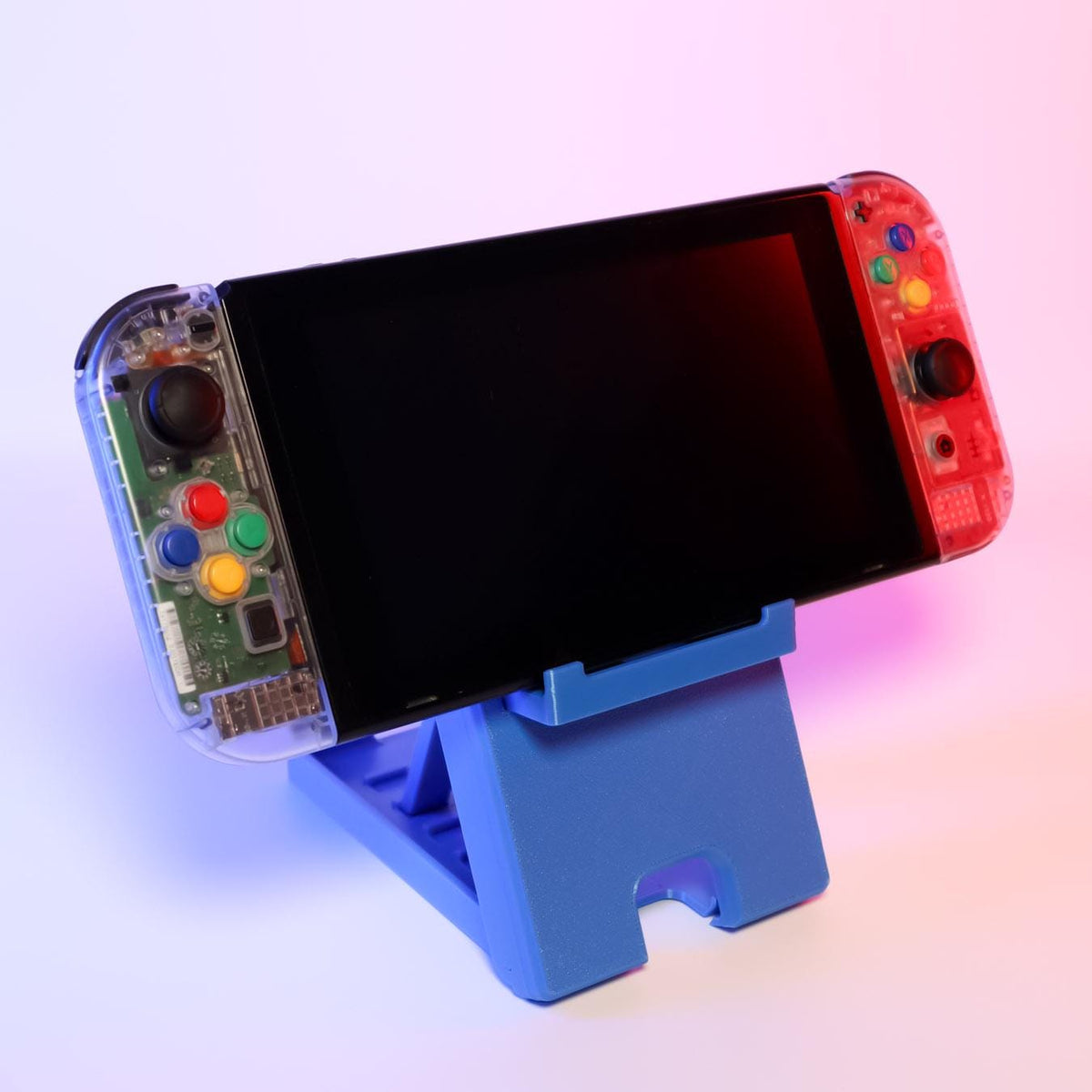 Foldable Nintendo Switch Stand Portable Gaming Stand Adjustable Compact Holder Perfect for Travel and Home Sturdy Switch Accessory