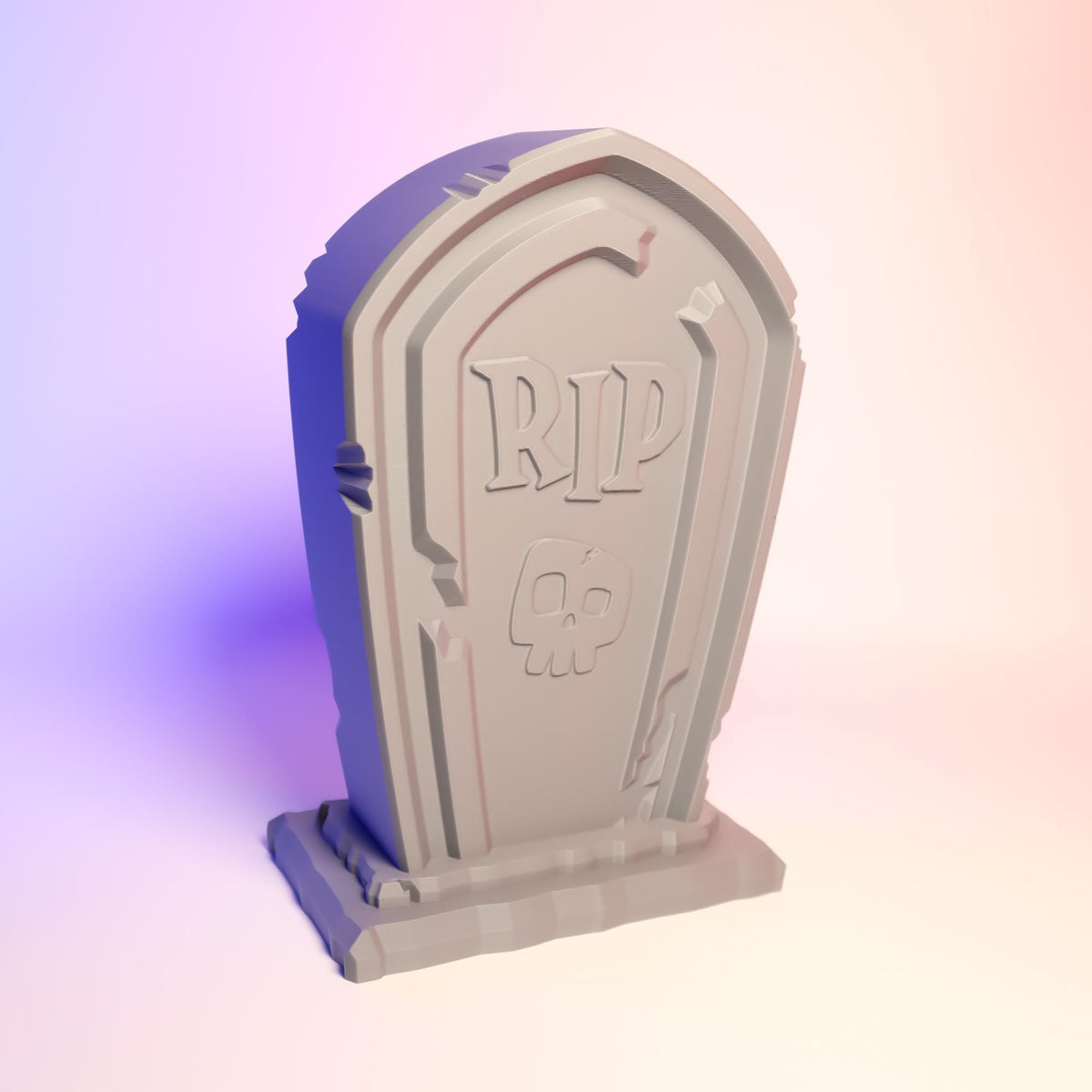 Tombstone Headphone Holder Spooky Desk Accessory Unique Halloween Decor
