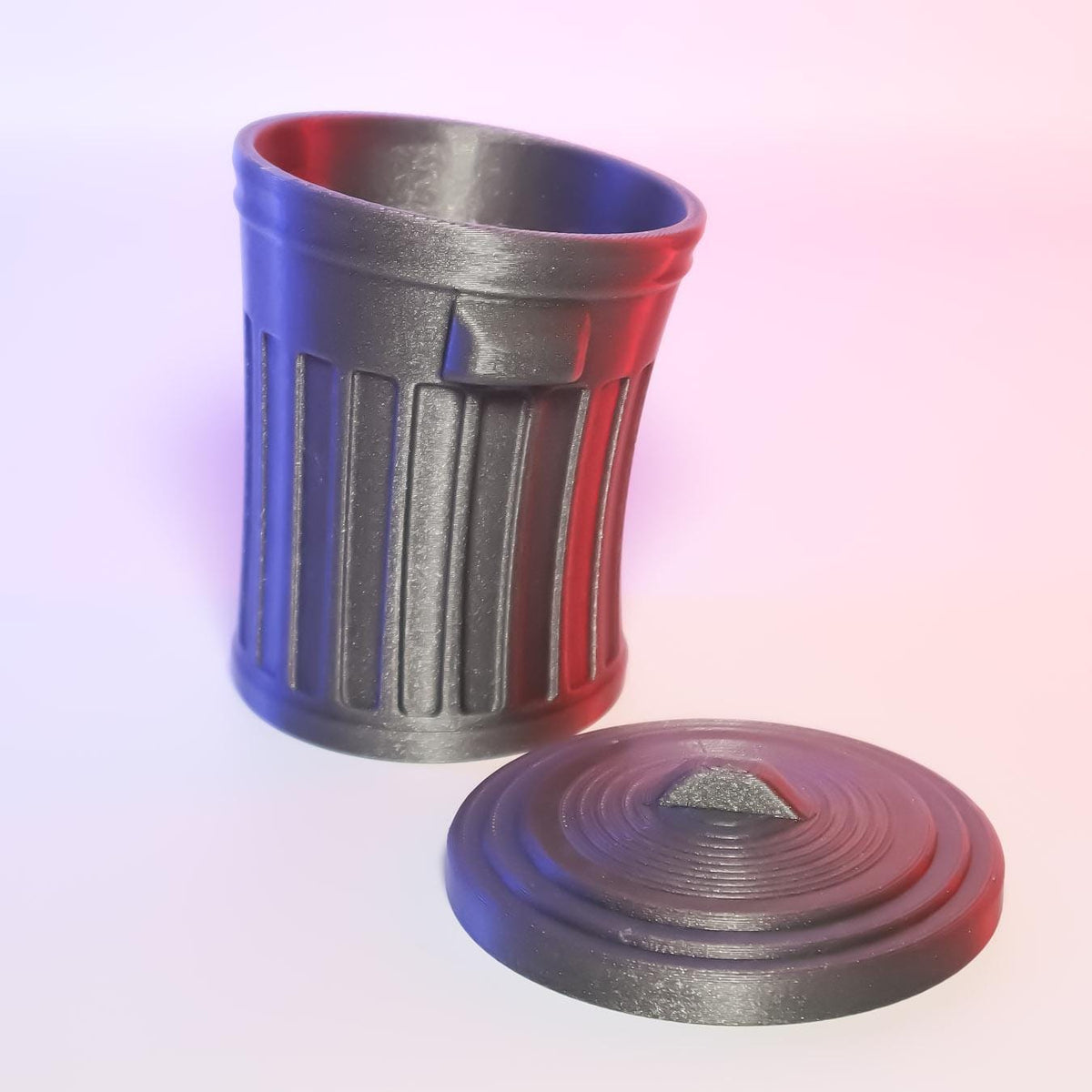 Mini Trash Can Cute Desktop Organizer Compact Waste Bin Fun Office Decor Perfect for Small Spaces and Desk Organization