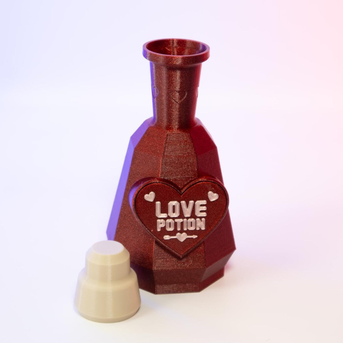 Love Potion Stash Bottle Magical Storage Jar Fun Home Decor Unique Gift for Potion Lovers Perfect for Small Trinkets and Keepsakes