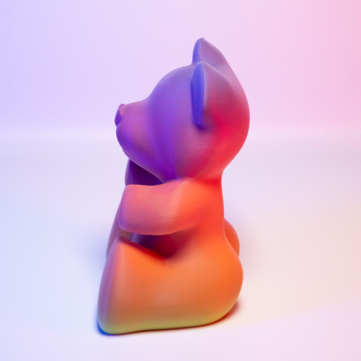 Thicc Bear Chunky Bear Figurine Fun Desk Decor Unique Animal Figurine Perfect Gift for Bear Lovers or Quirky Home Decor