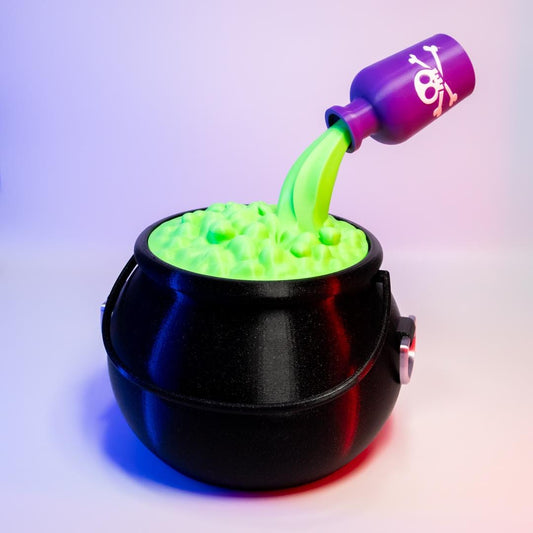 Poisoned Cauldron Candy Container Spooky Halloween Decor Unique Candy Holder Fun Home Accent Perfect Gift for Halloween Lovers