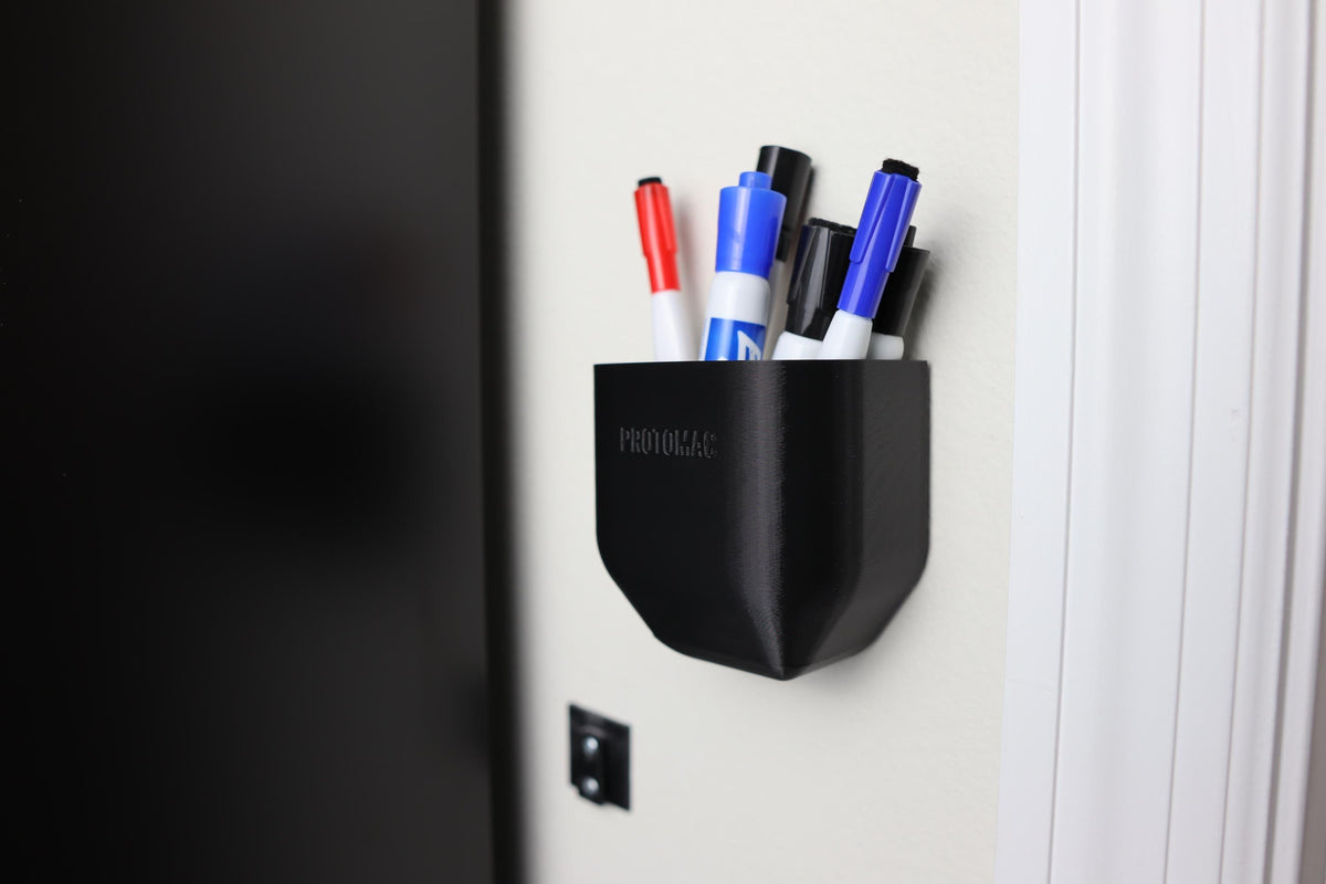Wall Mounted Pen Marker Holder Space-Saving Organizer Modern Office Accessory Perfect Home, School, or Workspace Stylish Storage Solution