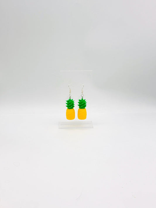 Pineapple Earrings Fun Tropical Jewelry Summer-Themed Accessory Perfect Gift for Fruit Lovers Lightweight and Unique Earrings