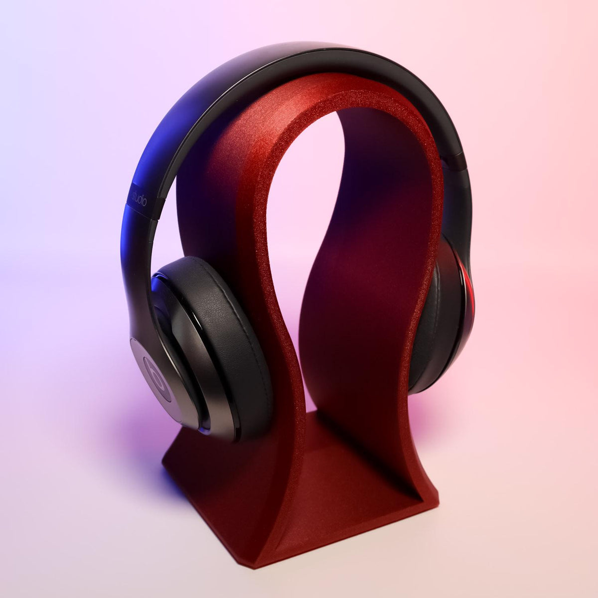 Sculptural Headphone Stand Unique Headset Holder Artistic Desk Decor Modern Headphone Display Perfect Gift for Gamers and Music Lovers