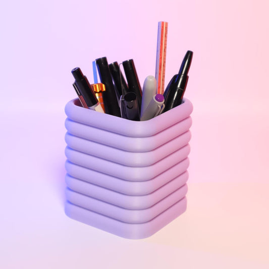 Floatie Square Organizer Fun Desk Accessory Compact Storage Solution Unique Office Organizer Perfect for Small Items Modern Desk Decor