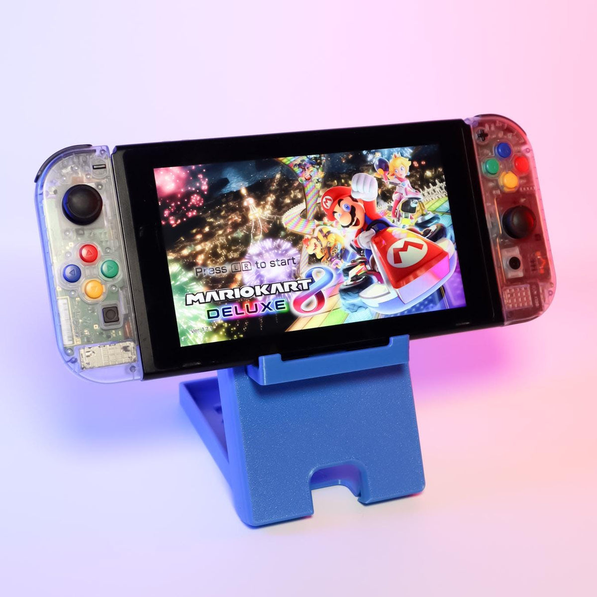 Foldable Nintendo Switch Stand Portable Gaming Stand Adjustable Compact Holder Perfect for Travel and Home Sturdy Switch Accessory