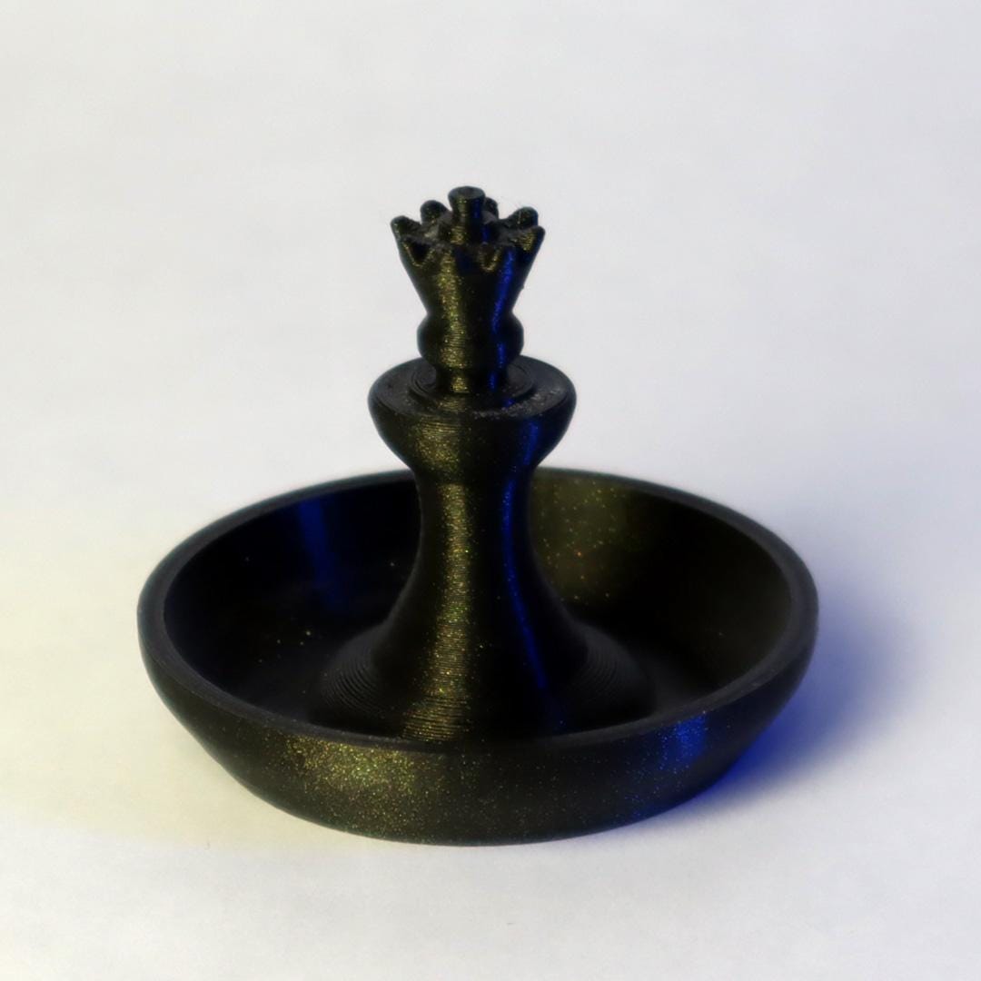 The Queen Chess Piece Ring Holder Elegant Jewelry Organizer Unique Chess-Inspired Decor Perfect Gift for Chess Lovers and Jewelry Fans