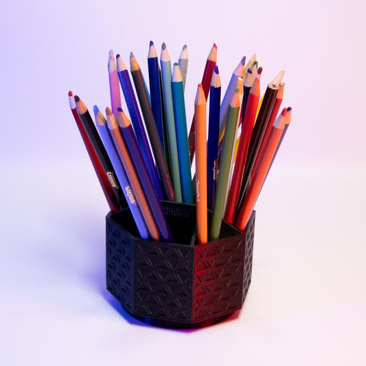 Spinning Desk Organizer Rotating Office Storage Solution Multi-Compartment Organizer Modern Desk Accessory Perfect for Home or Office Use