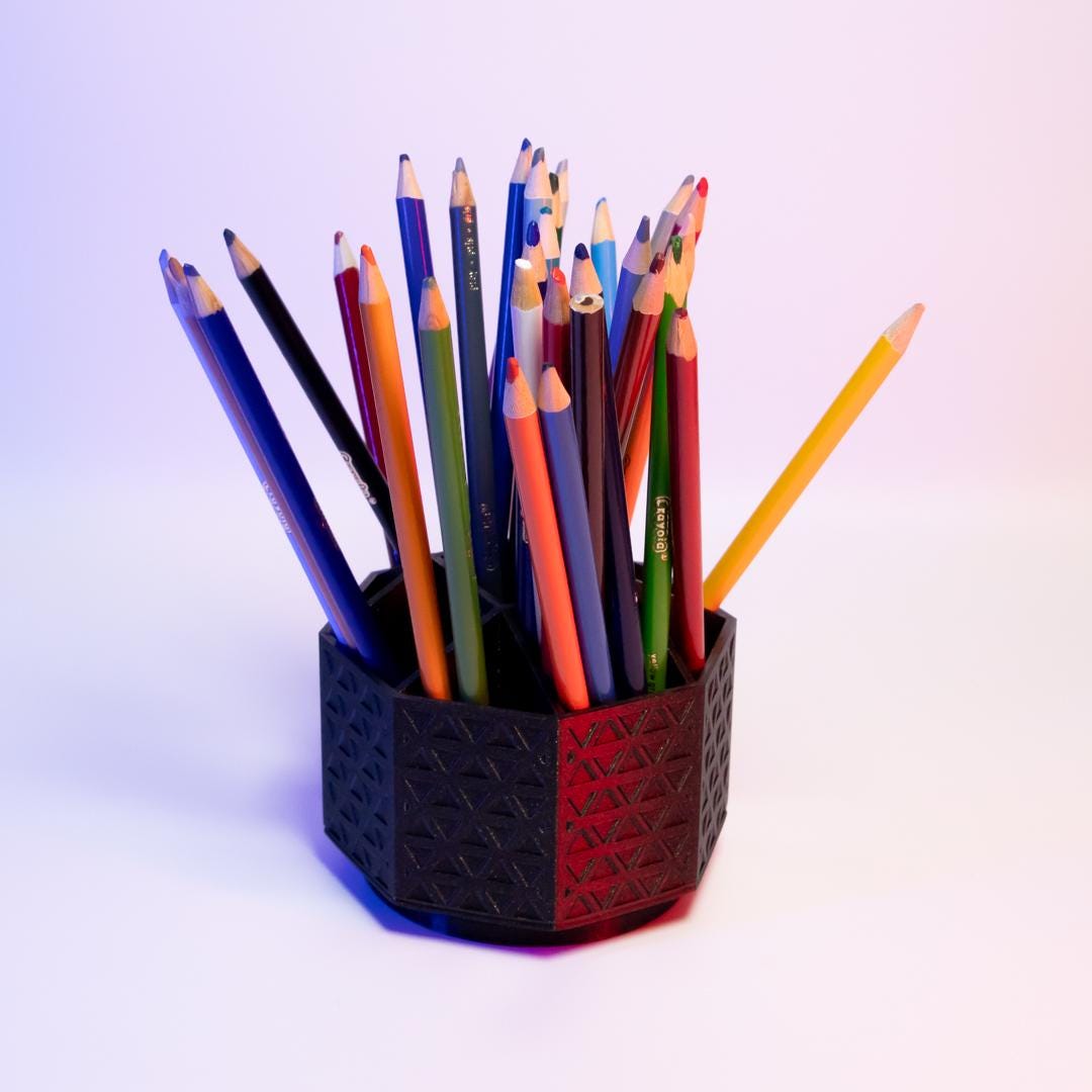 Spinning Desk Organizer Rotating Office Storage Solution Multi-Compartment Organizer Modern Desk Accessory Perfect for Home or Office Use