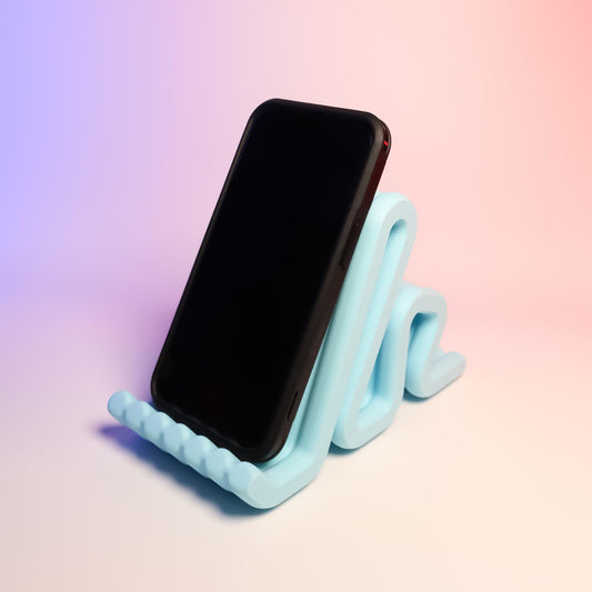 Wiggly Phone Holder Fun and Flexible Stand Unique Desk Accessory Creative Phone Display Perfect for Home, Office, or Kids’ Rooms