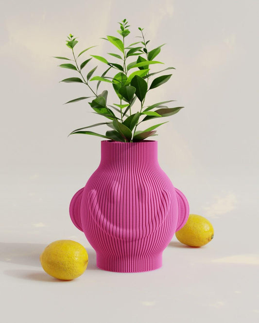 Lemonchik Vase Unique Decorative Vase Modern Fruit-Inspired Design Stylish Home Accent Perfect for Flowers and Contemporary Decor