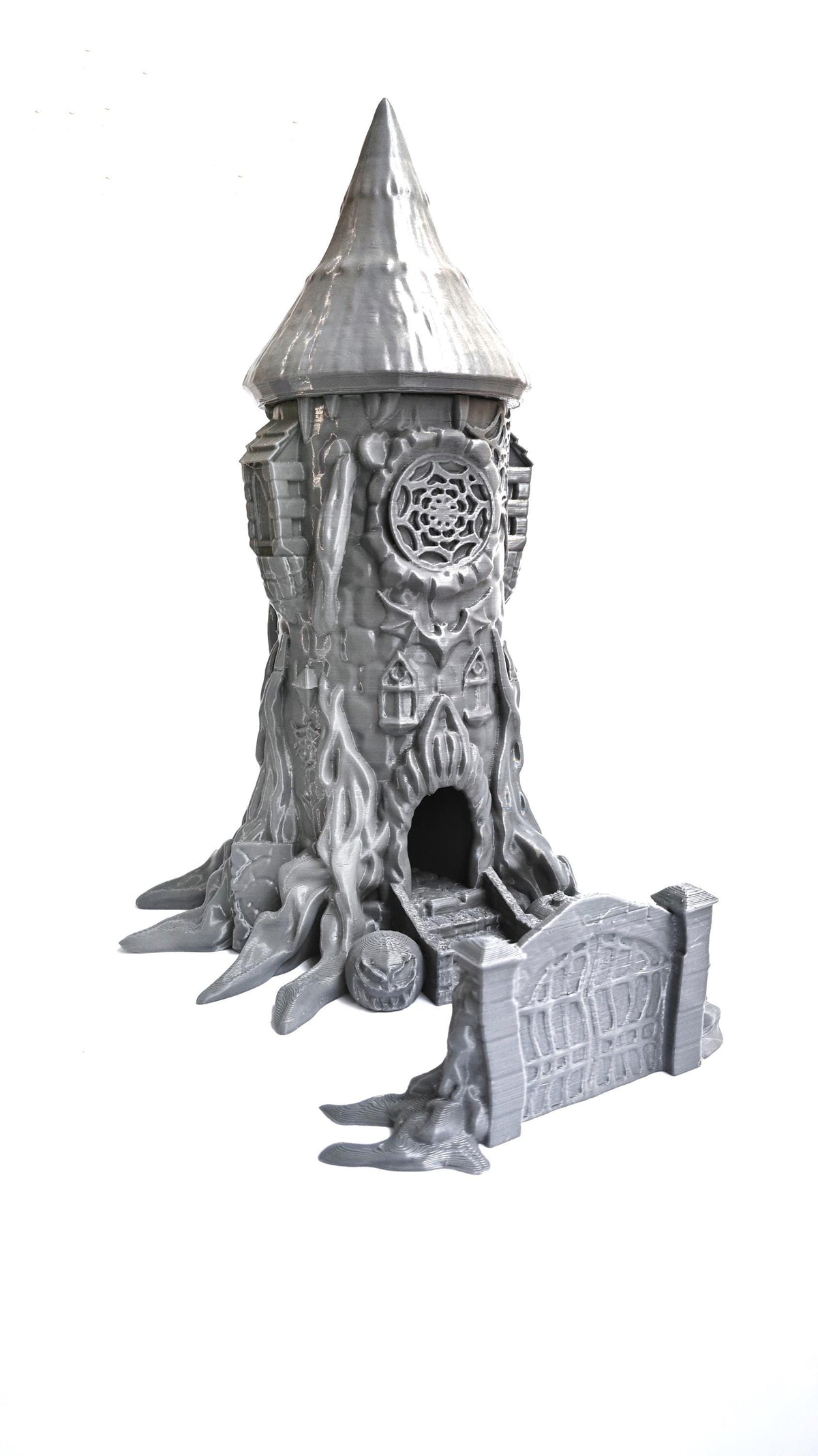 Halloween Dice Tower Spooky Tabletop Gaming Accessory Unique RPG Dice Roller Perfect Gift for Gamers and Halloween Lovers